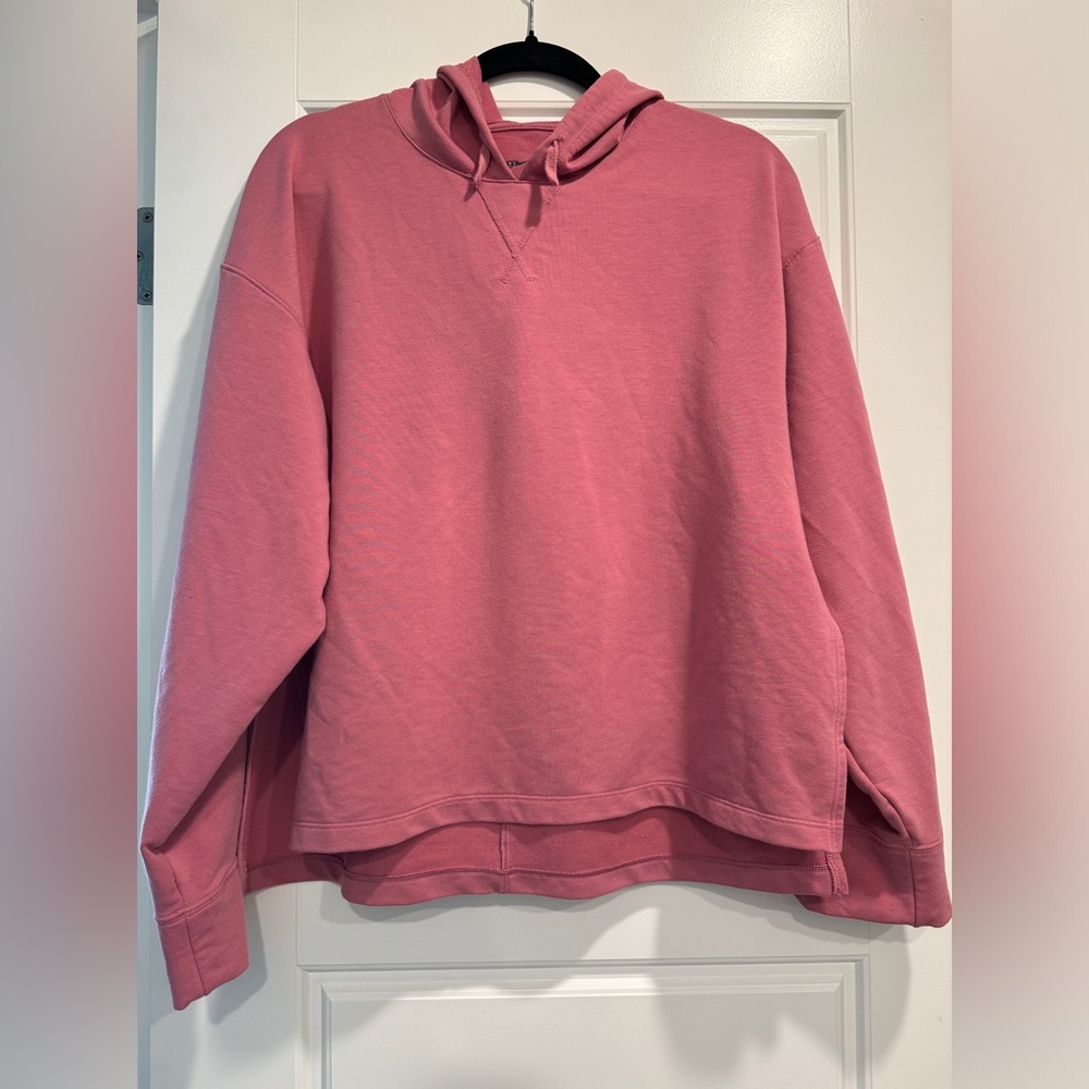 Nike‎ Yoga Dri-FIT Women's Fleece Hoodie Womens S Loose Boxy Fit Warm Up Workout